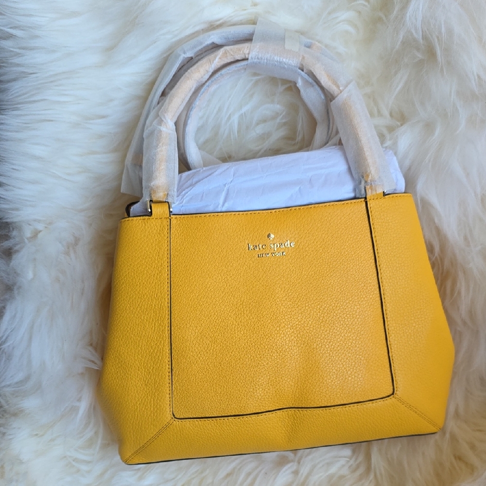 Kate Spade Mustard Yellow Satchel - Picture 2 of 13